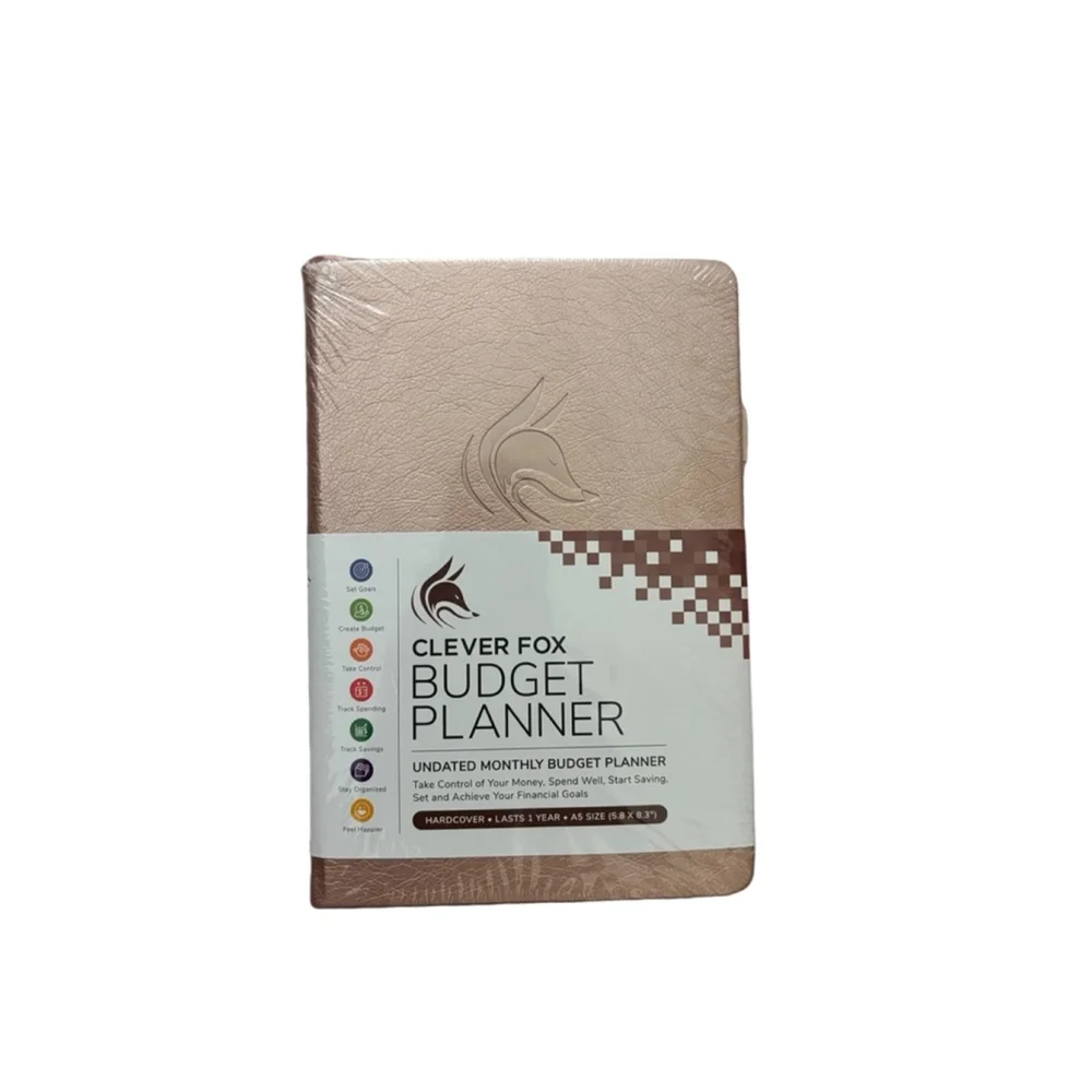 Unisex Clever Fox Budget Planner A5 Rose Gold